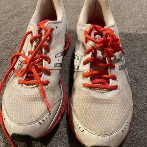 ASICS Athletic Shoes - Gray and Red